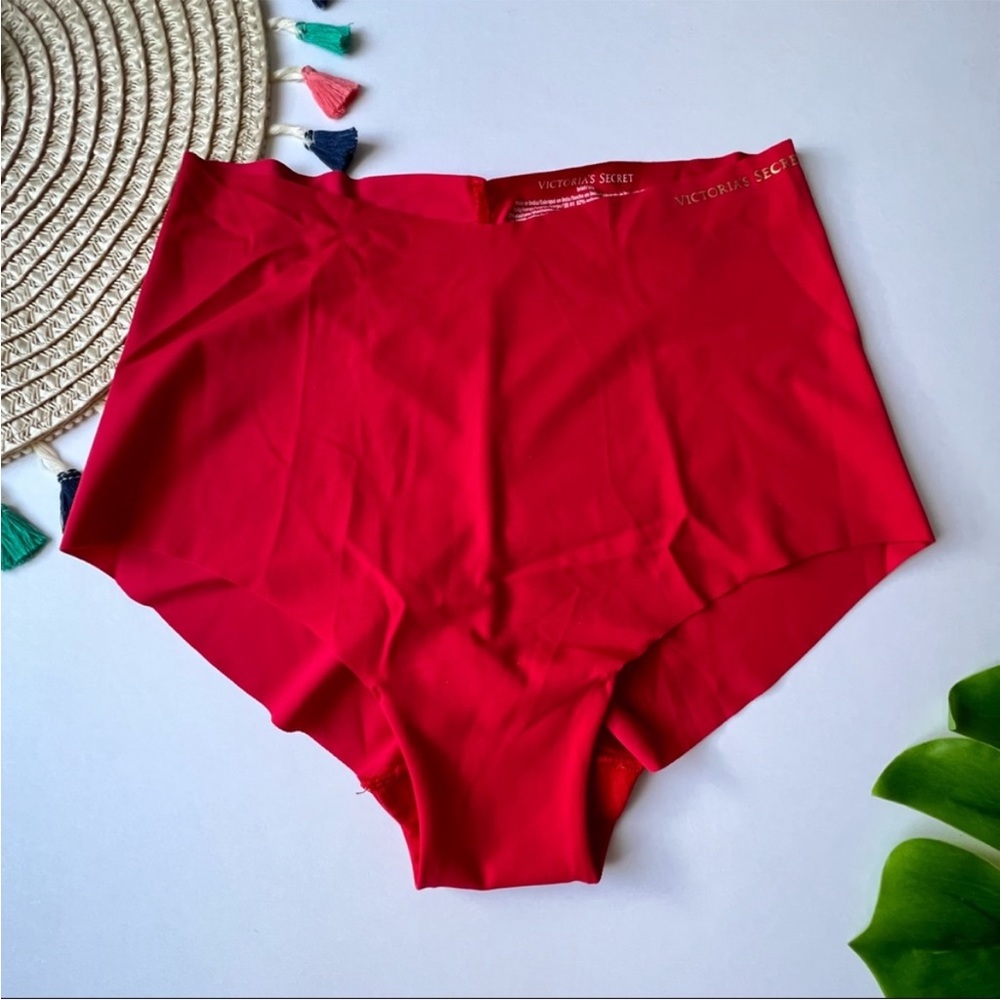 Victoria's Secret Sexy Illusions Midi Brief Panty Red Medium NEW